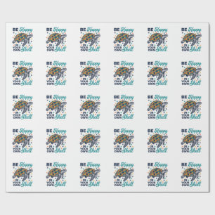 Var Glad I Ditt Eget Skal Sköldpadda Tröja Design_ Presentpapper