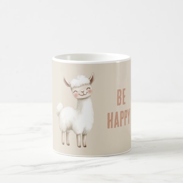 Var Glad Lama Kaffemugg (Center)