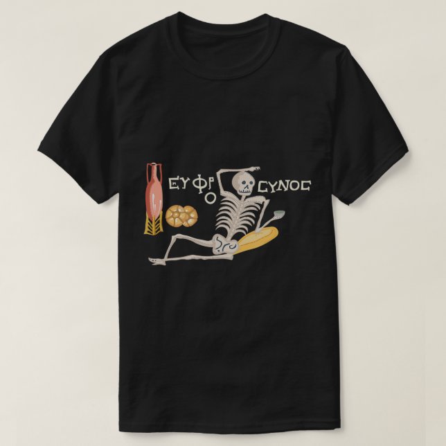 Var glad, njut av ditt liv T-Shirt (Design framsida)