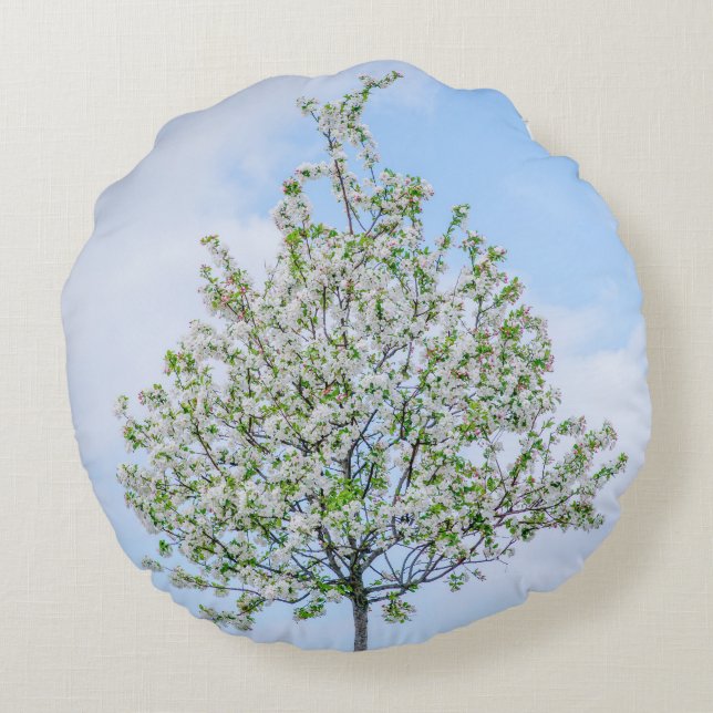 VÅR - GLAD PÅSK RUND KUDDE (Baksidan)