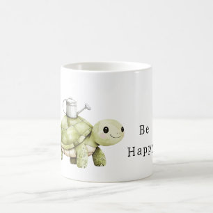 Var Glad Sköldpadda Kaffemugg