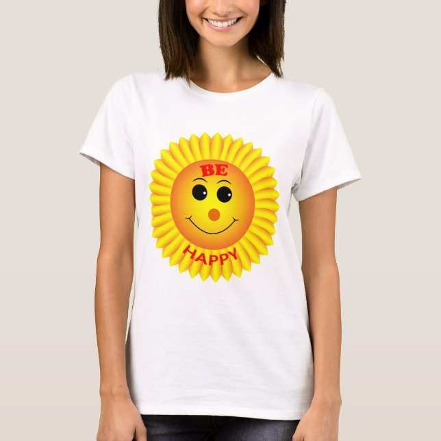 Var Glad T-shirt (Framsida)