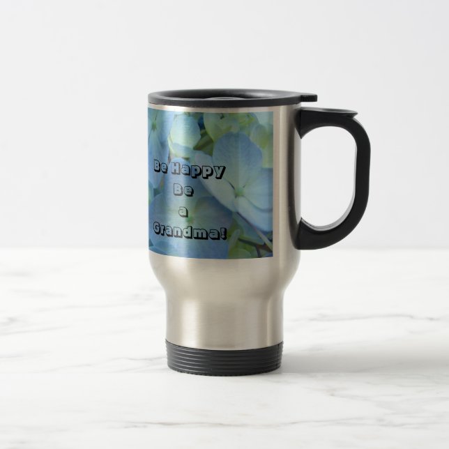 Var glad! Var en mormor kaffemugk hydrangeor Resemugg (Höger)