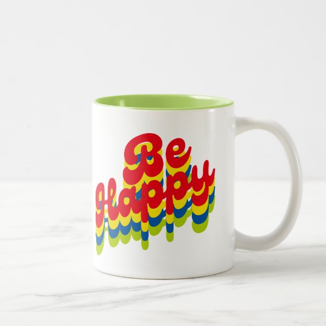 Var gladTvå ton kaffe mugg (Höger)
