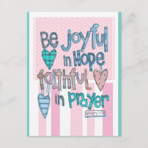 Var Glatt i Faith Rosa Postcard Vykort