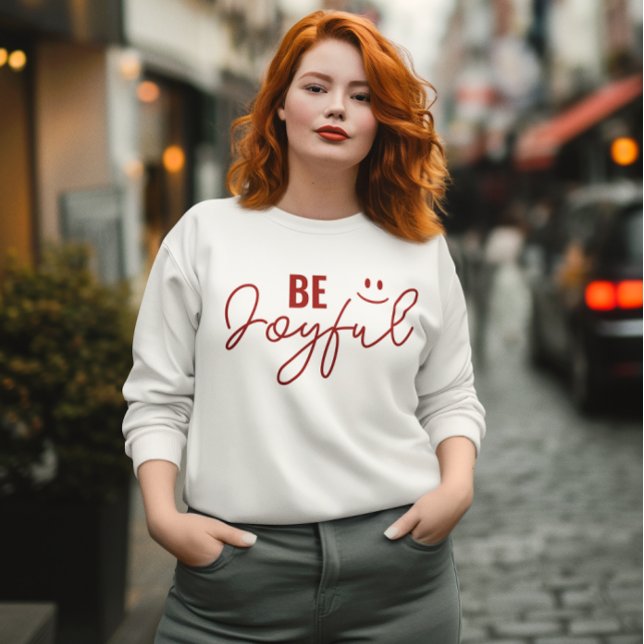 Var glatt tröja, julviber, Helgdag T Shirt (be joyful sweatshirt, Christmas vibes, Thanksgiving sweatshirt, festive holiday wear, holiday gift)