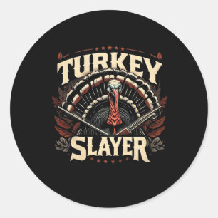 Vår Gobbler Non Camoflauge Turkey Sayer Turkiet Runt Klistermärke