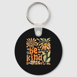 Var god Blommigt Positive Quote Boho Flowers Välj Nyckelring