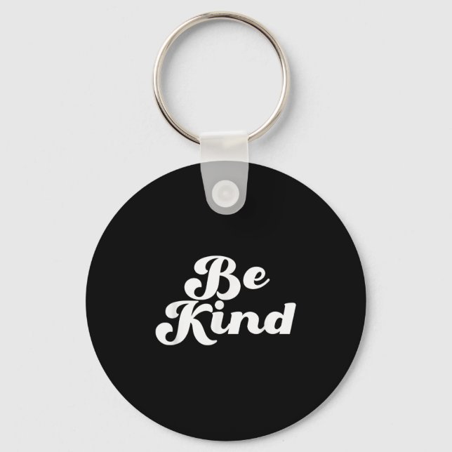Var god Groovy Retro-positiv offertdesign Nyckelring (Framsida)