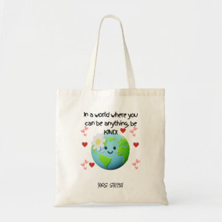 Var god jord - Anpassade Lärare Tote Bag Tygkasse