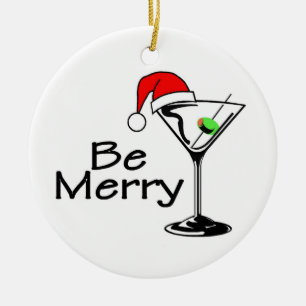 Var god jul Martini Julgransprydnad Keramik