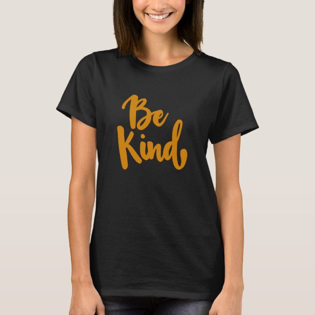 Var god positiv citattecken t shirt (Framsida)