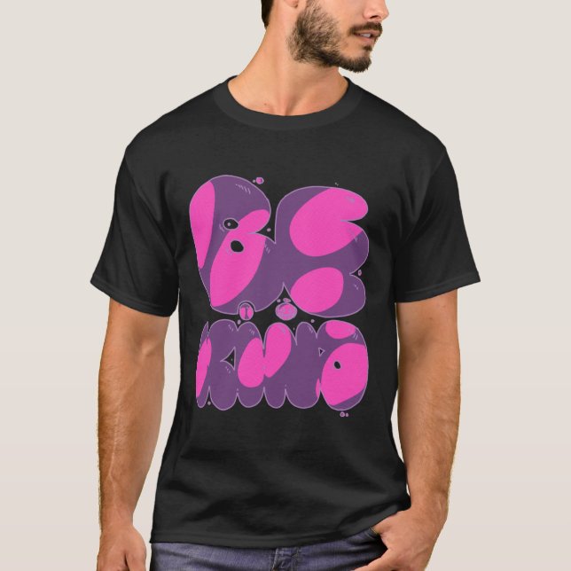 Var god Rosa och Lila T Shirt (Framsida)