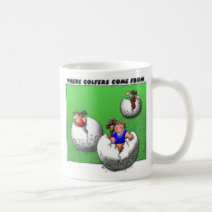 Var golfare kommer från kaffemugg