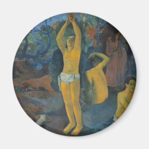 "Var gör, kommer vi från?", - Paul Gauguin knäp Magnet