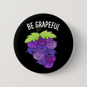 Var gravid, fin Grape Bunch Pun Mörk BG Knapp