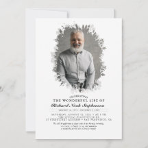 Vår Greenery Foliage Silhouette Funeral Photo