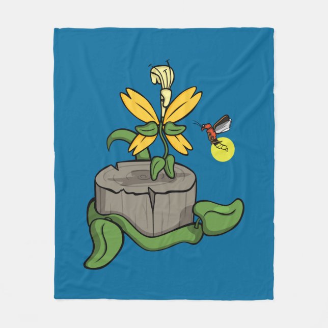 Vår Greets Summer Fleece Blanket (Framsidan)