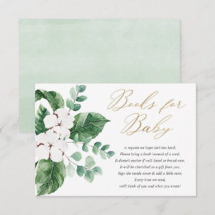 Vår grey guld, den vita blommigten bokar för baby tilläggskort