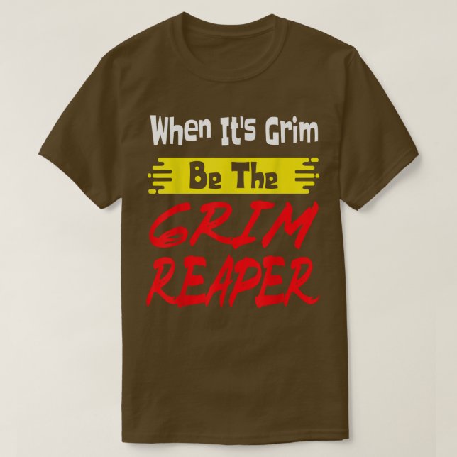 Var grim Reaper Playoffs Coach Pep Talk KC T Shirt (Design framsida)