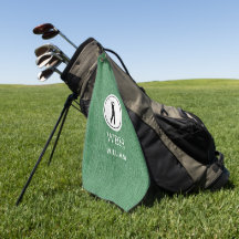 Vår Grönt Denim Fabric Print, Manar Golf Towel