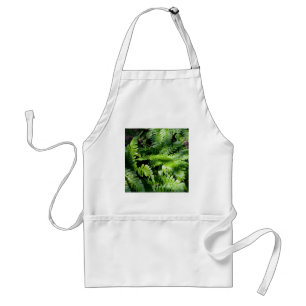 Vår Grönt Ferns boho botanical Förkläde