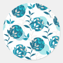 Vår Grönt Foliage and Löv Modern Mönster