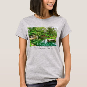 Vår Grönt Reflection Bible Verse T-Shirt