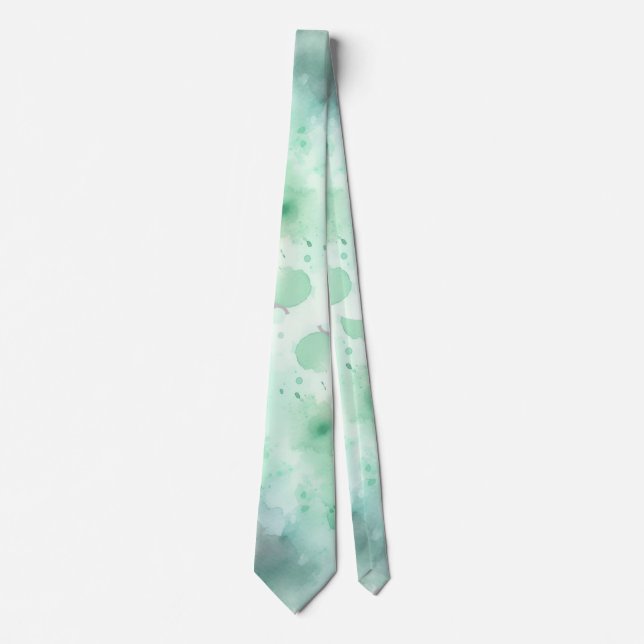 Vår Grönt Tie Slips (Framsida)