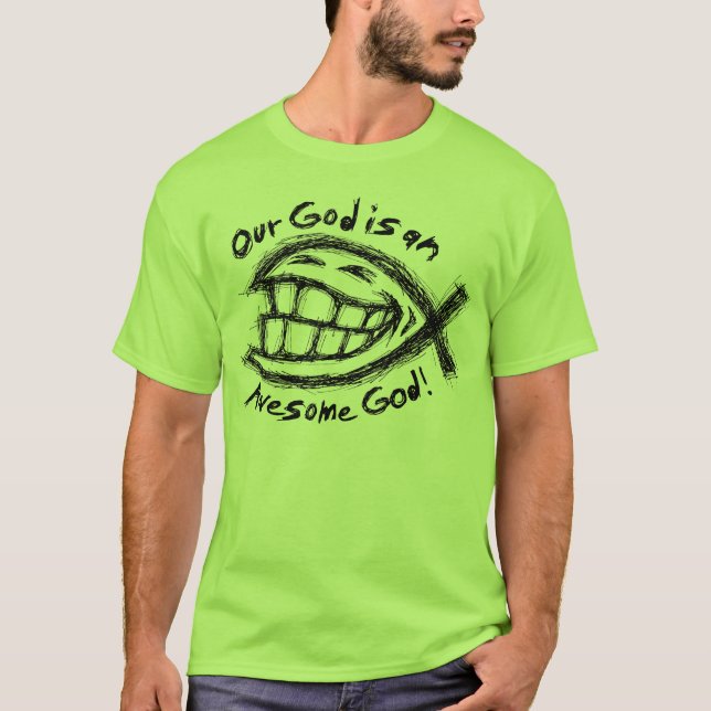 Vår gud är enorm t shirt (Framsida)