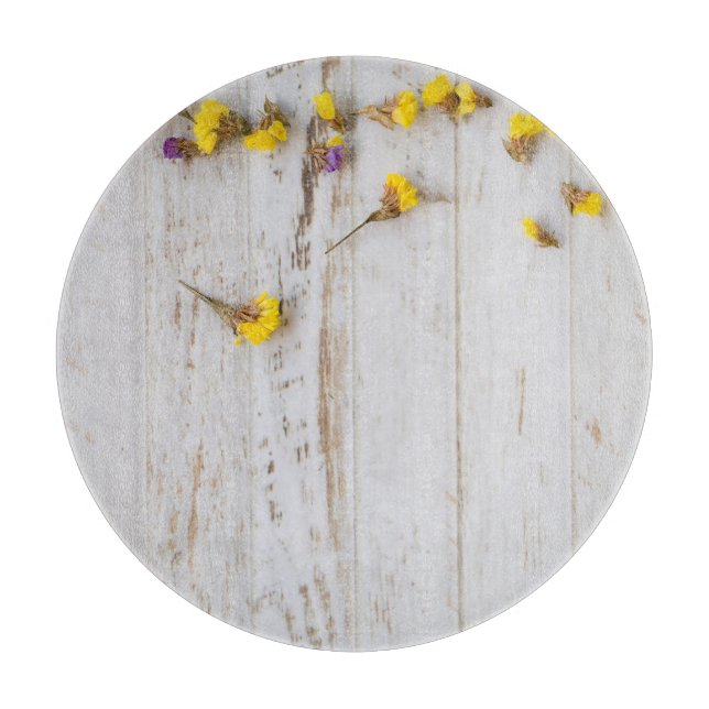 Vår gula blommor, vitlöksdeka. (Framsidan)