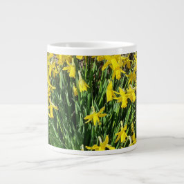 Vår Gult Daffodils Jumbo Mugg