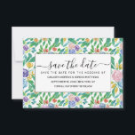 Vår Gult Rosa Orange Grönt Blommigt Vattenfärg   Spara Datumet<br><div class="desc">Denna elegant och konstform är perfekt för en klassad och sofistikerad kvinna. Den har handmålad gult, rosa, lila, blått, grönt och orange vattenfärgsblommor och löv mönster ovanpå en vit bakgrund. Det är land, söt, söt, originellt och unikt. Stilisera med denna unika och unika design, som är handmålad av konstnären vid...</div>