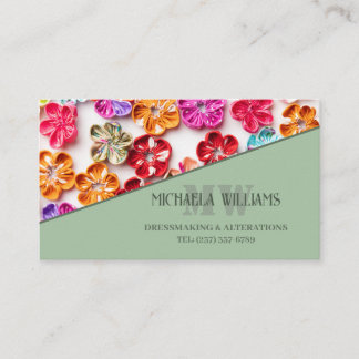 Vår Handgjorda väv Blommor Multifärgad Lojalitetskort