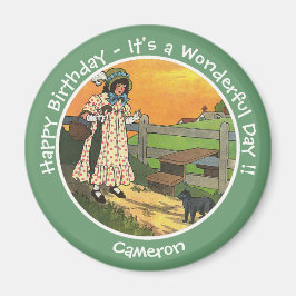 Var har du varit? Födelsedagsfest Magnet