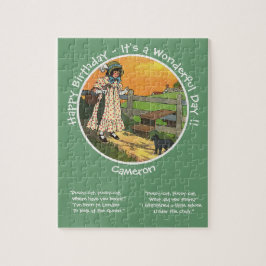 Var har du varit? Födelsedagsfest Pussel