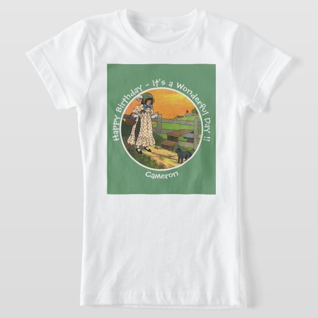 Var har du varit? Födelsedagsfest T Shirt (Laydown)