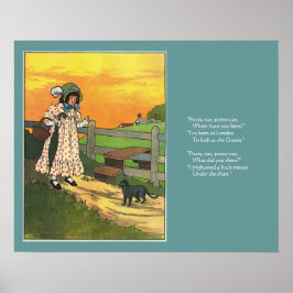 Var har du varit? Mor Goose Rhyme Poster