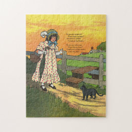 Var har du varit? Mor Goose Rhyme Pussel