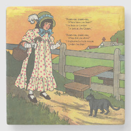Var har du varit? Mor Goose Rhyme Stenunderlägg