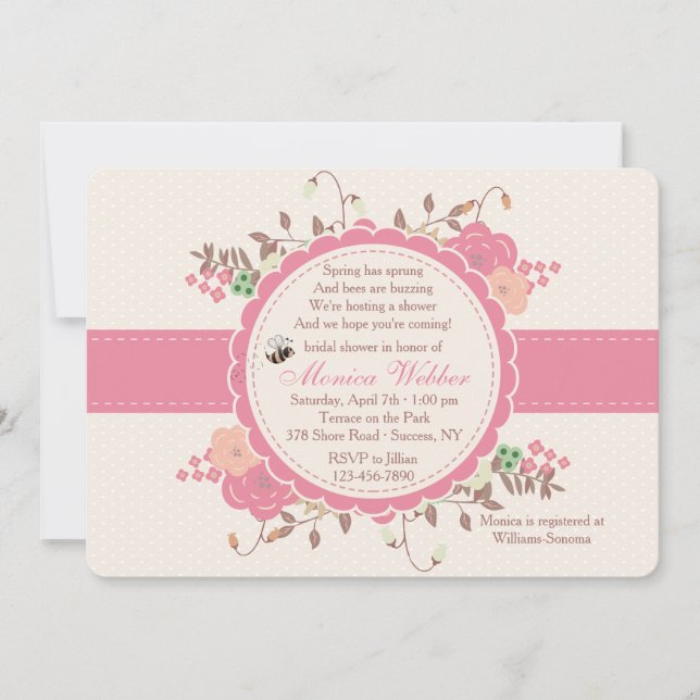 Vår har Sprung-inbjudan Inbjudningar (Framsida)