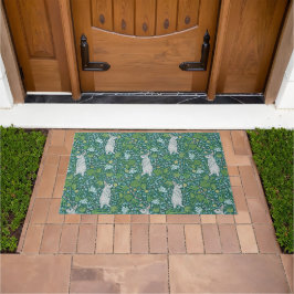 Vår Hares i Meadow Floor mat