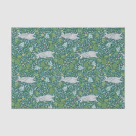 Vår Hares och Pussy Willows Garden Tissue Paper
