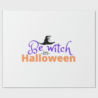 Var häxa i Halloween-tröja för Halloween  Presentpapper