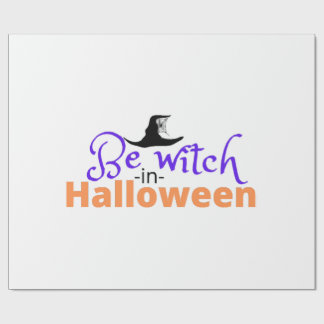 Var häxa i Halloween-tröja för Halloween  Presentpapper