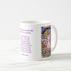 Vår Hearts Angel Cancer kan inte Dikt Kaffemugg
