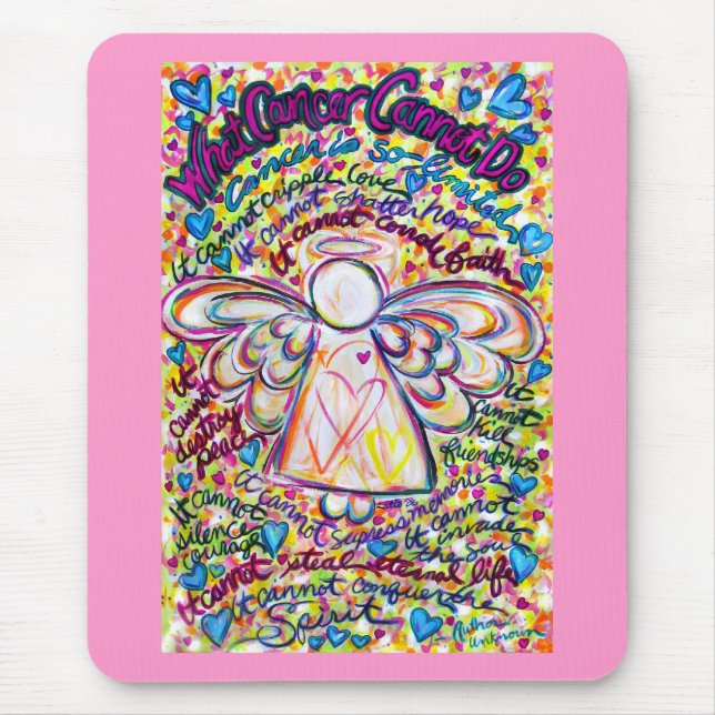 Vår Hearts Angel Mousepad Musmatta (Framsidan)