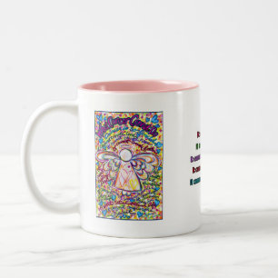 Vår Hearts Cancer Angel Mugg