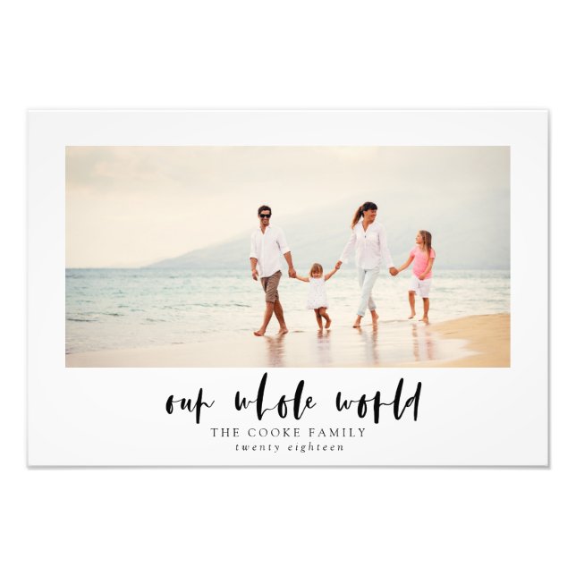 VÅR HELA VÄRLD FOTOTRYCK (Framsidan)