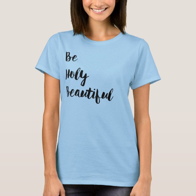 "Var Heliga vacker" Flowy T-Shirt (Framsida)